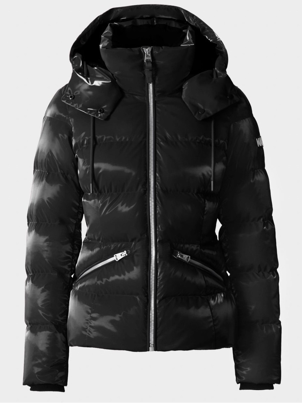 MACKAGE MADALYN-GLO BLACK L - BRAND NEW LADIES GLOSSY  DOWN JACKET.